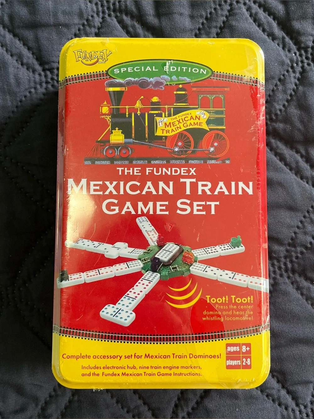 2004 Fundex Mexican Train Game Set Special Edition Tin